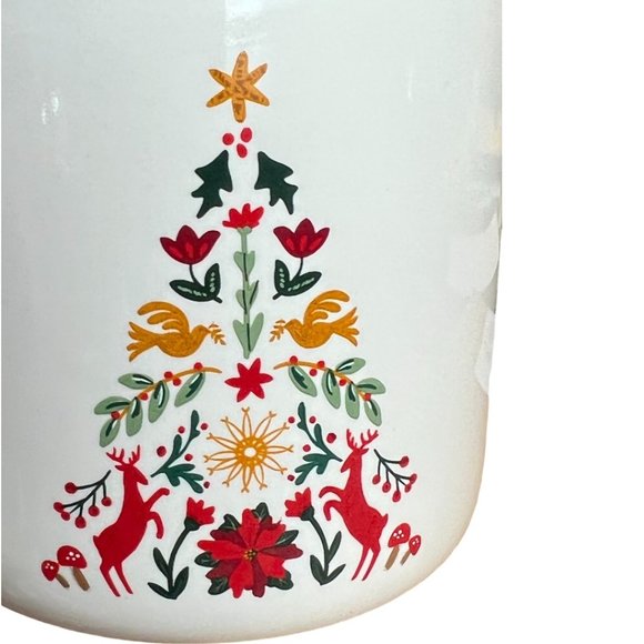 NWT PAIR Complementary Ceramic Holiday Mugs Christmas Winter Scandinavian Hygge - Picture 16 of 16
